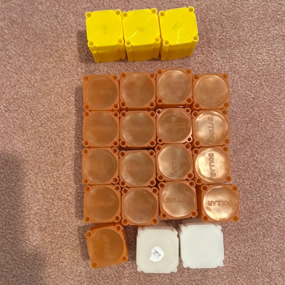 22- 38mm Dollar Coin storage Containers